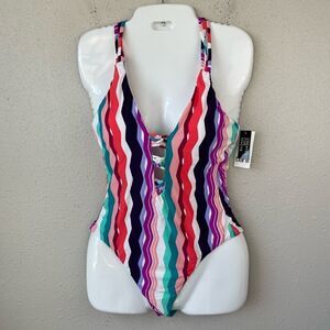 NWT Bar III One Piece Swim Suit Size S